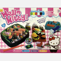 Mainan Doh / Color Clay 6 Colors Sushi Hello Kitty 19050085