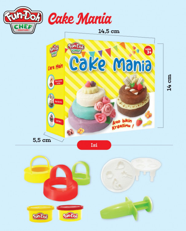 Fun Doh Cake Mania 19090035