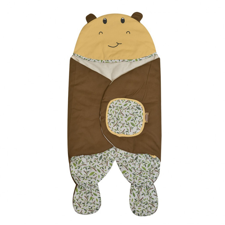 Baby Blanket / Selimut Bayi Topi Snobby Hippo Series TPB3131 - Coklat