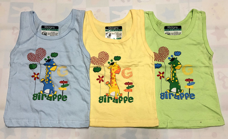 Baju Atasan Singlet Anak Ridges Giraffe G L 20010064
