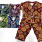 Setelan Baju Tidur Anak Batik No. 4 / Piyama Anak Batik Bagan - Model Baju Batik Lokal