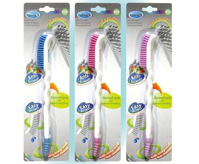 Sikat Botol Karet True / Non Scratch Bottle and Nipple Cleaning Brush