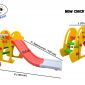Mainan Perosotan Anak New Chick Fun Slide Merah Kuning