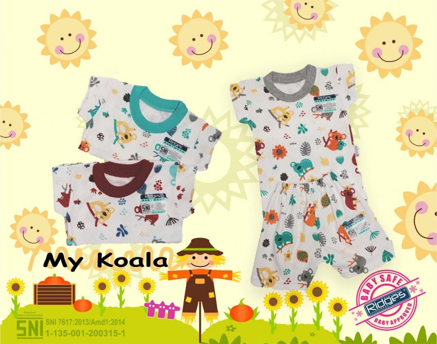 Baju Setelan Kaos Anak Ridges My Koala XL 21040043