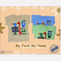 Baju Atasan Kaos Anak Ridges My Farm My Home M 21020090