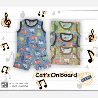 Baju Atasan Singlet Anak Ridges Cat's On Board L 21020080 (Atasannya Saja)